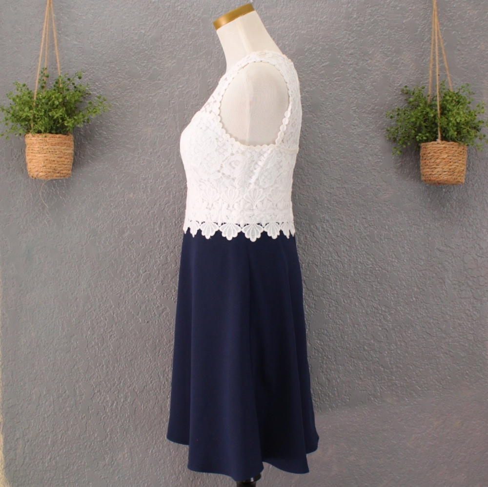 Lilly Pulitzer NWT Carolyn Dress True Navy Sleeveless Mini Dress 2 NWT - Picture 8 of 16